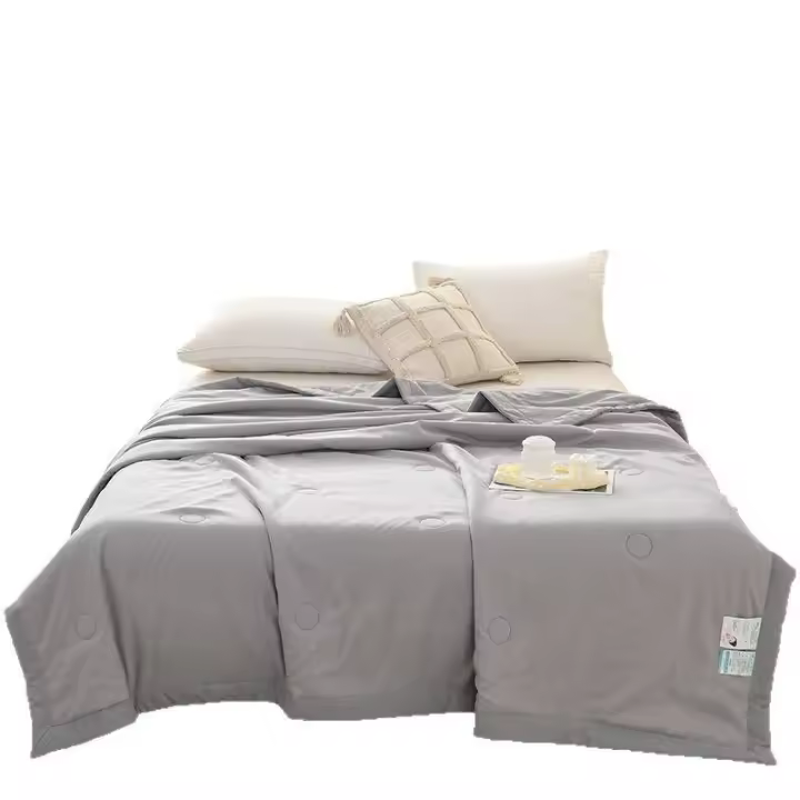 Adecuado para la piel Ins aire acondicionado nuevo dormitorio de algodón lavado clase A ropa de cama individual de verano fresco - 1