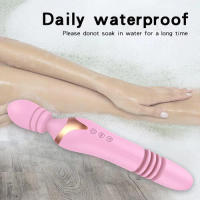 Femenino automático telescópico vibrador masajero masturbación juguete sexual para mujeres vagina varilla mágica clitoris vagina estimulador producto adulto - details 5