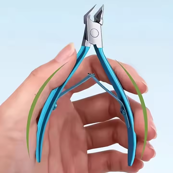 1 cortadora de uñas de los pies, cuchilla recta para uñas encarnadas y gruesas, cortaúñas encarnadas de acero inoxidable y punta puntiaguda, W - 1