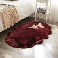 Alfombra de Lana Suave para Dormitorio Sala de Estar Alfombra para Coche Sofá Silla Cojín Lavable Alfombra de Piso para Dormitorio - details 20