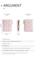 Cartera Corta y Delgada con Múltiples Ranuras Color Sólido Elegante para Chicas - details 16