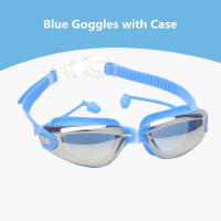 Gafas de Natación para Hombres y Mujeres Protección Anti-enjuague UV Impermeables Silicona Ajustable Ideales para Adultos Diving Glasses - details 14
