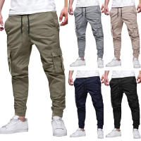 Pantalones de trabajo ligeros con cordón multibolsillos para hombre Pantalones de verano para hombre - details 1