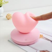 Lámpara LED de mesa con Control táctil, lámpara de modelado de chica recargable por USB, ahorro de energía, decoración romántica en forma de corazón de amor, luz nocturna - details 3