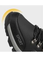 Zapatos de Senderismo Invierno para Hombres Botas Cálidas Exteriores para Acampar Antichoque Zapatillas de Escalada con Cordones RUNSUN DAILY - details 5