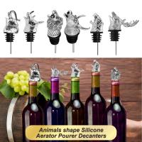 Aireadores de aleación y silicona, vertedores tubulares, tapones de elefante, botellas, botellas de vino - details 0