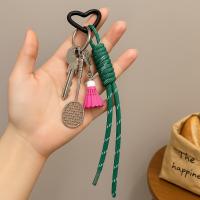 Llavero antipérdida para parejas de bádminton, colgante de cuerda trenzada para bolso, colgante de estilo deportivo, decoración de bolso, llavero con nudo, llave de coche - details 4