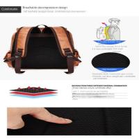 Bolsos de cuero retro pu, mochilas universitarias de moda para hombres, mochilas de computadora casuales, mochilas - details 13