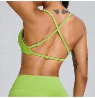 El tren de yoga sin costuras de cintura alta resalta sus sillas Secado rápido para material de nailon primavera/verano - details 9
