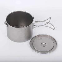 Lixada - maceta colgante portátil de titanio ultraligera, 900 ml/1600 ml, con asa plegable con tapa, utilizada para acampar al aire libre, hacer senderismo, - details 54