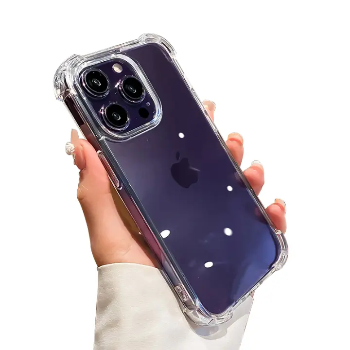 Para Apple funda suave transparente a prueba de golpes para iPhone 15 14 13 12 11 Pro Max Mini funda X XR XS 8 7 6 14 15 Plus SE fundas Accesorios - 1