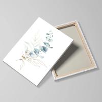 Pintura Nórdica Moderna de JUBEER en Lienzo con Hojas de Plantas y Póster de Verde Esmeraldo para Decoración del Hogar y Salón de Estar - details 0