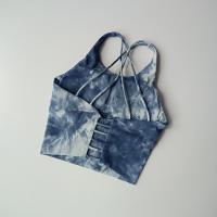 Sujetador deportivo de belleza para mujer, Top de entrenamiento con realce de gimnasio, transpirable, Tie-Dye - details 3