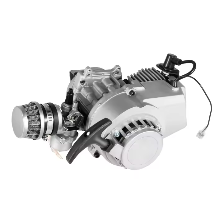 Mini Motor de bicicleta de 2 tiempos, Kit de Motor refrigerado por aire para bicicleta de bolsillo, ATV, Scooter, 49CC - 1