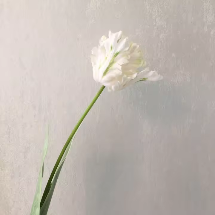 Elegante para el hogar, fiesta, accesorios de fotografía de boda, jarrón, decoración de mesa DIY, flor falsa, loro Artificial, tulipán, ramo de boda - 1