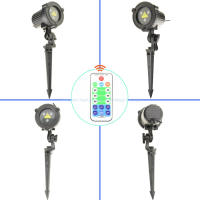 Proyector de Patrón de Estrellas Láser RGB ESHINY Impermeable Montado en la Pared - details 5