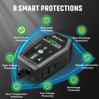 Cargador de batería inteligente automático para baterías de plomo-ácido LiFePO4  6V 12V  3000mA cargador para motocicleta y coche - details 1
