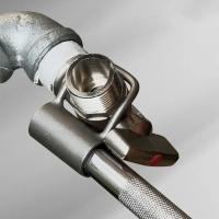 Llave de grifo de válvula Triangular para espacios pequeños, válvula de ángulo con barra de extensión, llave de baño, herramienta de plomería de ajuste - details 6