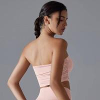 Sujetador push-up sin mangas para mujer, ropa de Pilates a prueba de golpes de alta intensidad, chaleco de yoga sexy para gimnasio - details 3