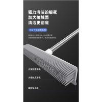 Cepillo de limpieza de acero inoxidable, cepillo de silicona para suelo, cepillo limpiaparabrisas, cepillo de pelo de Animal para suelo, mango largo, cepillo mágico para alfombras, artefacto - details 3