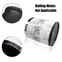 Cubo de basura con patrón de mármol, papelera de 10l, diámetro de 23Cm, altura de 27Cm, para sala de estar, baño, cocina - details 4