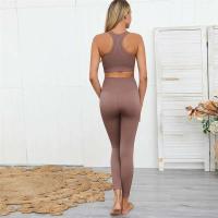 Conjunto de Yoga sin Costuras de FIESS Ropa De Gimnasio para Mujeres Shorts, Sujetador, Leggings - details 10