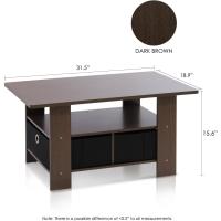 Mesa De Centro, Madera compuesta, Nuez /Marrón Oscuro, Talla única - details 9