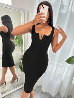 Vestido de mujer con falda media y larga - details 4