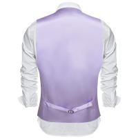 Chaleco de seda para hombre, 30 colores, liso, negro, azul, verde, rojo, Pik Gold Champain, chaleco ajustado de satén morado, Tops para hombre - details 45