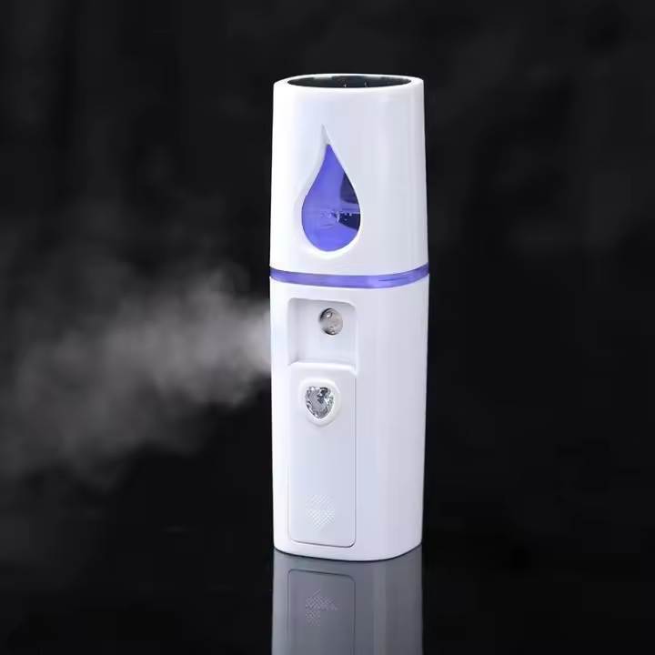 Humidificador portátil de iones negativos con pulverizador de belleza y carga USB, dispositivo de hidratación de mano - 1