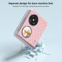 Para Huawei Pocket 2 Funda con textura tejida Protección de bisagra PU + PC Funda para teléfono - details 2
