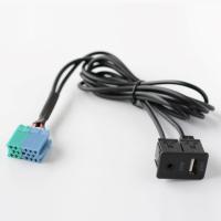 Conjunto de cableado de Cable adaptador de puerto USB AUX de extensión de Radio para Hyundai Kia Sportage - details 2
