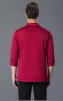 Uniforme de Chef para hombre, chaqueta para cocinar, camisa de cocina, camarera, servicio de comida rápida, Hotel, olla caliente, tienda de pasteles, abrigo con logo personalizado - details 15