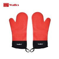 Walfos scalding High temperature resistant, thickened and insulated microwave oven, silicone gloves for household kitchen tools - details 0