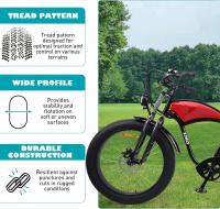 ZUKKA Fat 20/26x4.0 Neumático Resistente al Desgaste de Alta Performance para Ebike - details 5