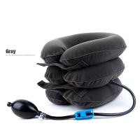 Retractor de vértebra inflable de aire de 3 capas, almohada de cuello en U, soporte para el cuello, tratamiento del Tractor, tracción del dolor de cabeza Cervical - details 9