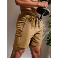 Pantalones Cortos Deportivos de Cintura con Cordón para Hombres en Verano - details 17