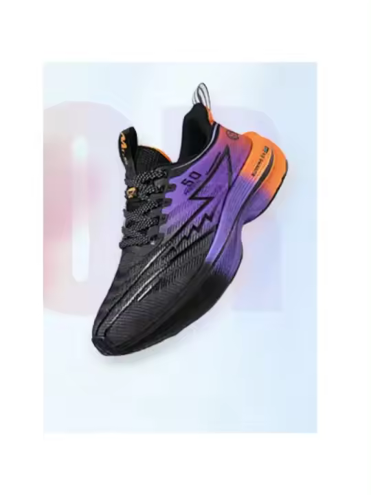 Zapatillas Deportivas para Pareja Otoño 2025 Zapatos de Correr de Carbono con Suela de Cuero Transpirable - 1