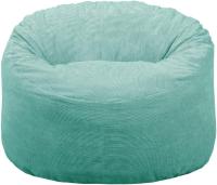 Terciopelo Acanalado - Suave y Confortable - Puff Pera con Relleno de Espuma Incluido, Óptimo Apoyo para la Espalda - Bean Bag, Sofa Puff Gigante (100 cm, Azul Marino) - details 36