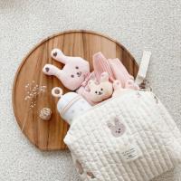 Bolsa de pañuelos para Bebe, organizer con Borde de Oso, multiples, Bolsa de maquillaje de viaje para Mamá - details 9