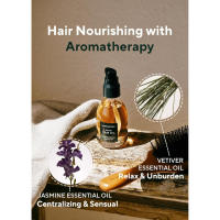 AROMATICA Ritual Jazmín y Vetiver 50ml / 1.6 fl. oz - Aceite nutritivo sin silicona para cabello encrespado y dañado con fragancia pura - details 1