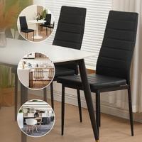 Silla negra para el comedor