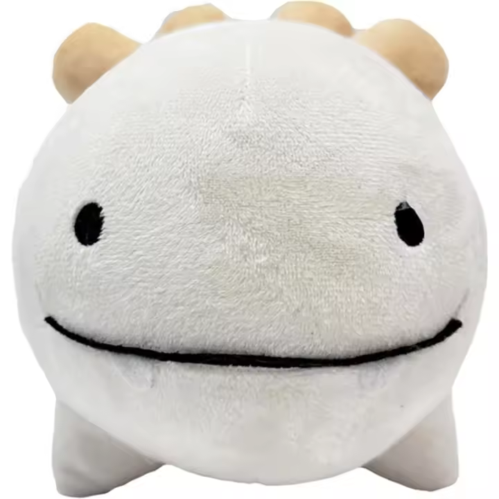 Peluche Sharko cortado, animal de peluche suave, tiburón, medusa, muñeco de peluche, almohada, regalo de cumpleaños de Navidad para niños, blanco roto - 1