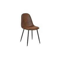 COSY Juego de 2 Taburete de Bar con Respaldo, Apoyabrazos y Reposapiés Sillas Tapizados de Gamuza Vintage Industrial Asiento de 72 cm de Altura para Cocina, Bar, Comedor, Marrón - details 18