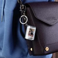 Mini Small Photo Album Keychain 16 Pictures Book Holder Keyring DIY Gifts for Boyfriend Girlfriend - details 4