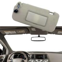 Nissan Murano 2009, 2010, 2011, 2012, 2013, 2014 Parasol interior con espejos beige claro parasoles grises izquierdo y derecho - details 6