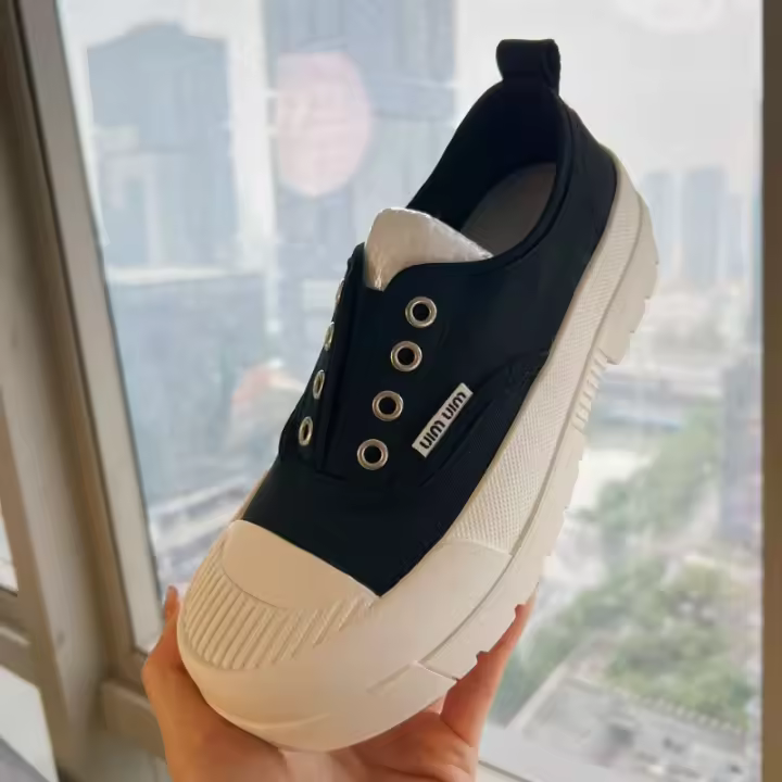 Zapatos de Pescador Individuales para Mujer Versátiles, Transpirables, Suela Gruesa, Blanco, Estilo Casual - 1