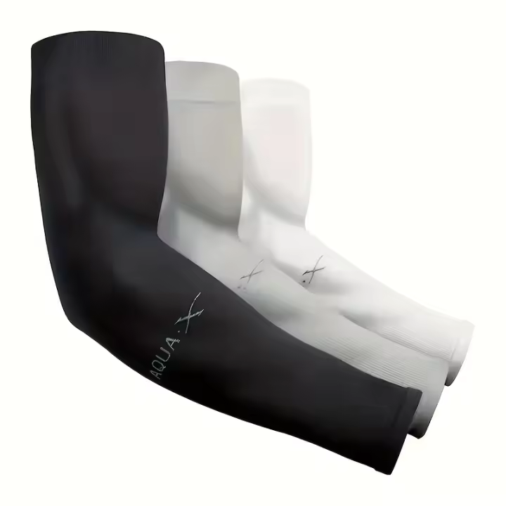 6 Pares de Mangas Transpirables de Protección Solar - Refrescantes, Protección UV para Conducir, Golf, Pesca, Ciclismo, Senderismo y Deportes - 1