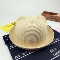 Gorra para niños, decoración de orejas para niños de verano, sombrero de Panamá ppy para niño sólido - details 3