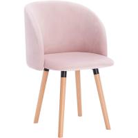 Terciopelo, Sillón Ergonómico con Respaldo y Brazos para Salón y Dormitorio, Estilo Nórdico, Patas de Madera - details 0